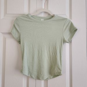Old Navy Short-Sleeve UltraLite Cripped Rib-Knit T - XS